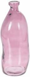 Ваза-бутыль анивэн, стекло, розовая, 36 см, Koopman International 008000140-2
