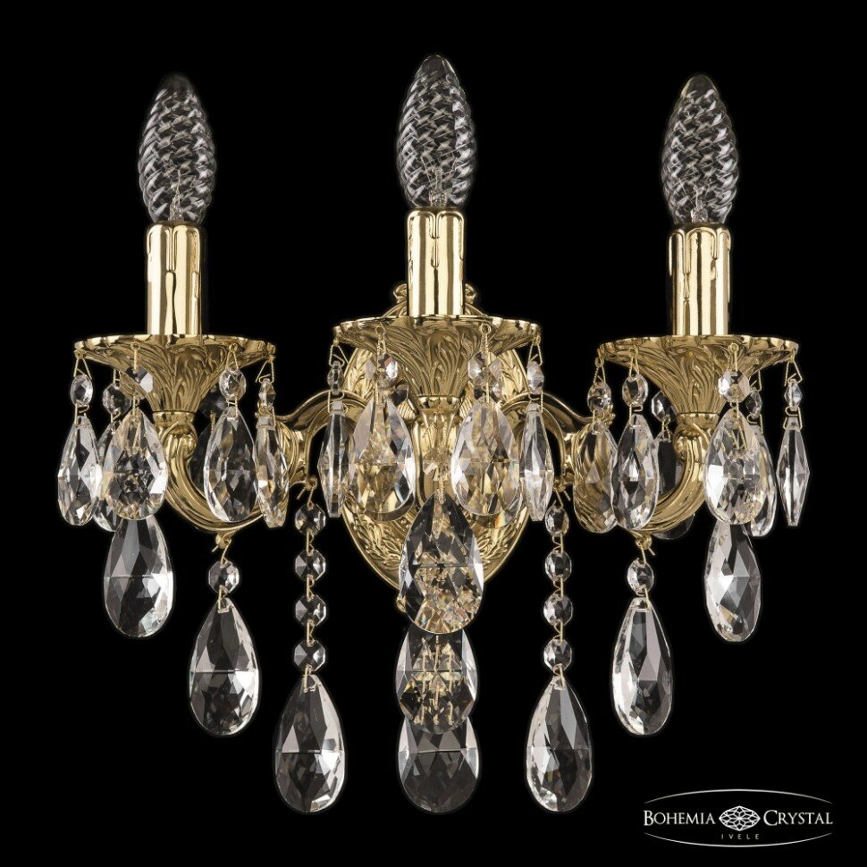 Бра Bohemia Ivele Crystal 7201B11/3/125 B G - фото №1