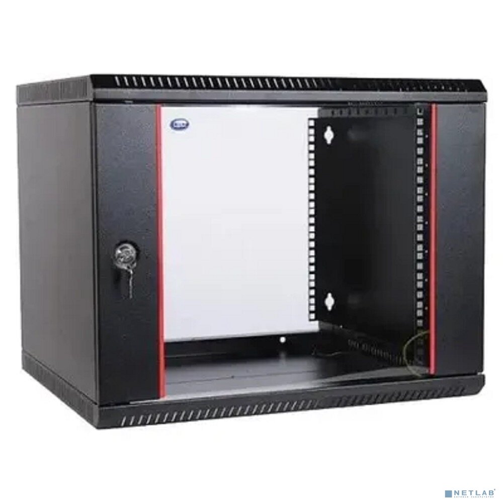 Цмо Монтажное оборудование ЦМО Шкаф телекоммуникационный настенный разборный 6U (600х650) дверь стеклоцвет черный (ШРН-Э-6.650-9005) (1 коробка)