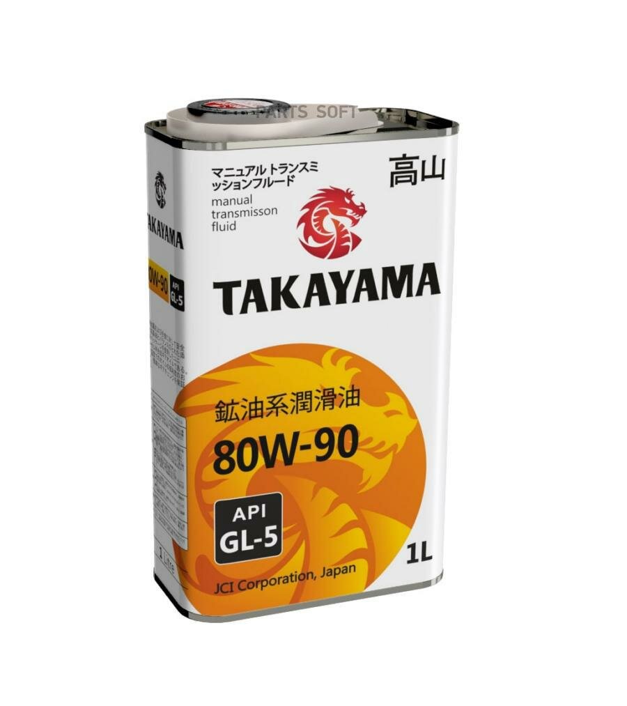 TAKAYAMA 605054 масо трансмис. TAKAYAMA SAE 80W90. API GL-5 1.