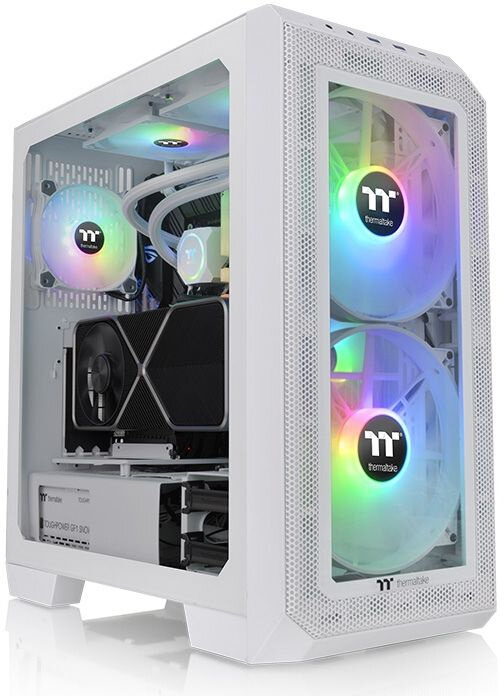 Корпус ATX Thermaltake View 300 MX, белый (CA-1P6-00M6WN-00)