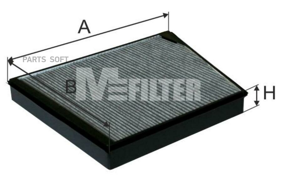 K9027C_фильтр салона! угольный\ MB W211/S211 all 02> M-FILTER / арт. K9027C - (1 шт)