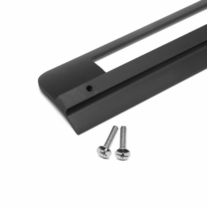 Ручка скоба мебельная RS1402, м/о=160, цвет черный (комплект из 3 шт) - фотография № 4