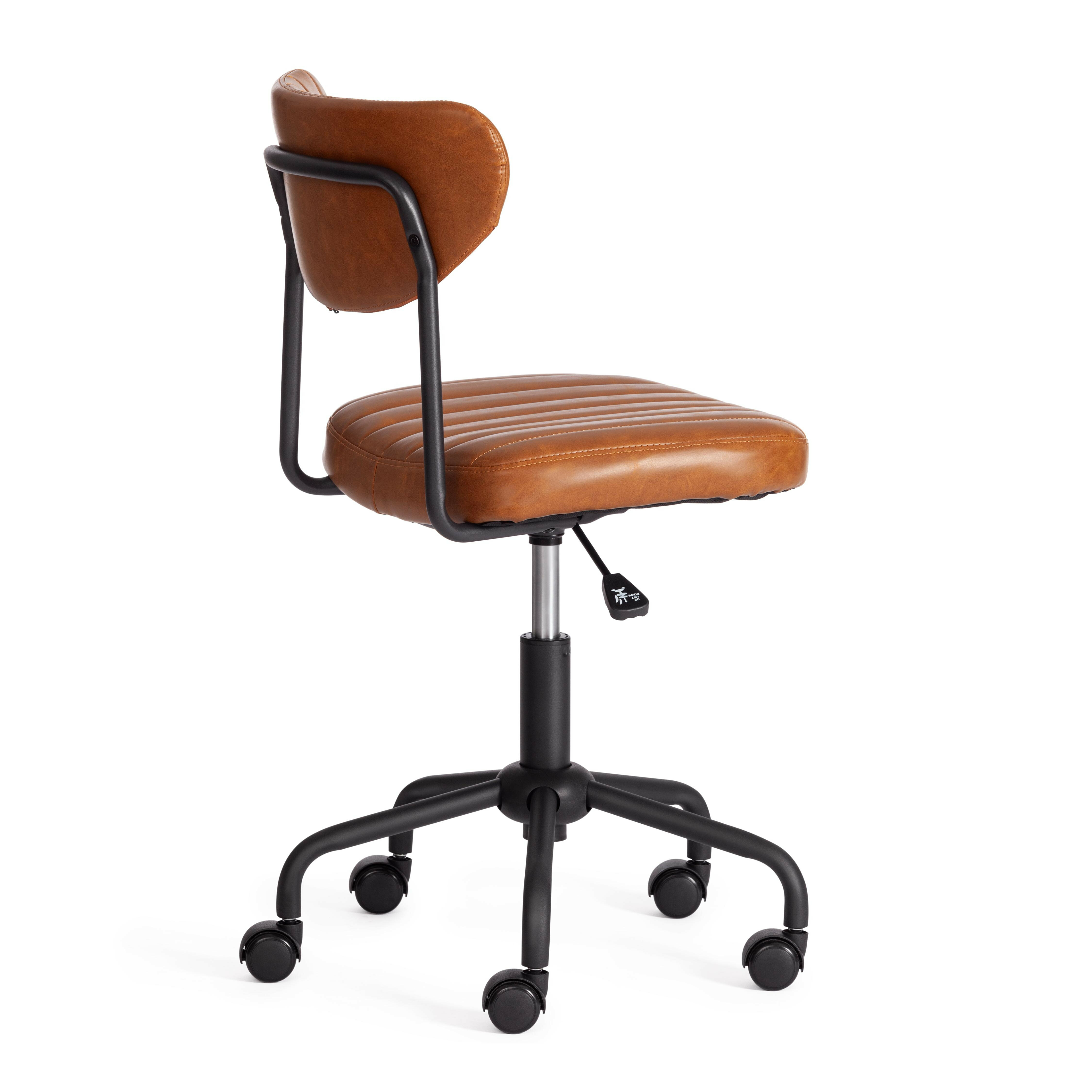 Компьютерное кресло TetChair SLIM, иск. кожа, коричневый - фотография № 4