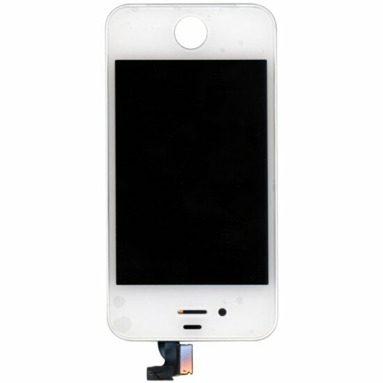 Модуль (матрица + тачскрин) Amperin для Apple iPhone 4S белый