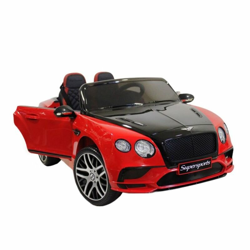 Другие электромобили Rivertoys Детский электромобиль Bentley Supersport (JE1155) красно-черный