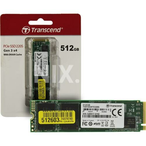 SSD Transcend 220S 512 Гб TS512GMTE220S