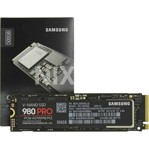 Твердотельный накопитель Samsung 980 PRO 500 ГБ M.2 MZ-V8P500BW