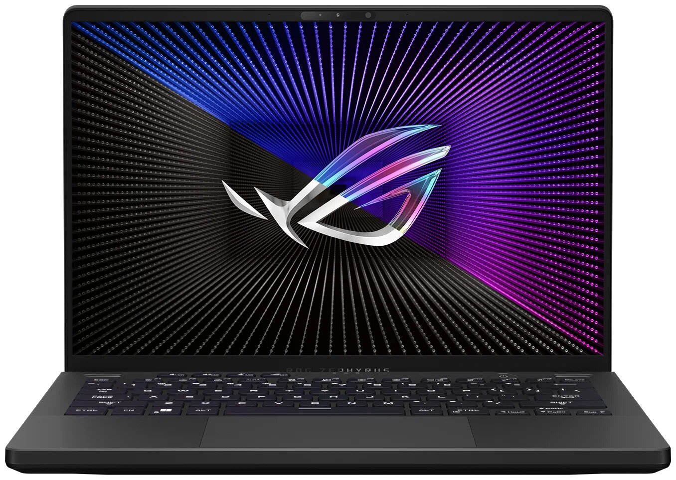 14" Ноутбук ASUS ROG Zephyrus G14 GA402RK-L8196W 2560x1600, AMD Ryzen 7 6800HS 3.2 ГГц, RAM 16 ГБ, DDR5, SSD 1 ТБ, AMD Radeon RX 6800S, Windows 11 Home, 90NR09U4-M00D70, серый