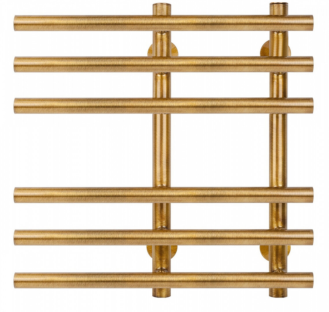 фото Secado Полотенцесушитель водяной латунный Secado Турин 3 60x20x70 бронза