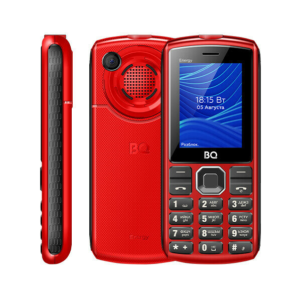 Телефон BQ 2452 Energy red/black