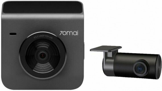 Автомобильный видеорегистратор 70mai Dash Cam A400+Rear Cam Set A400-1 Grey (Midrive A400-1)