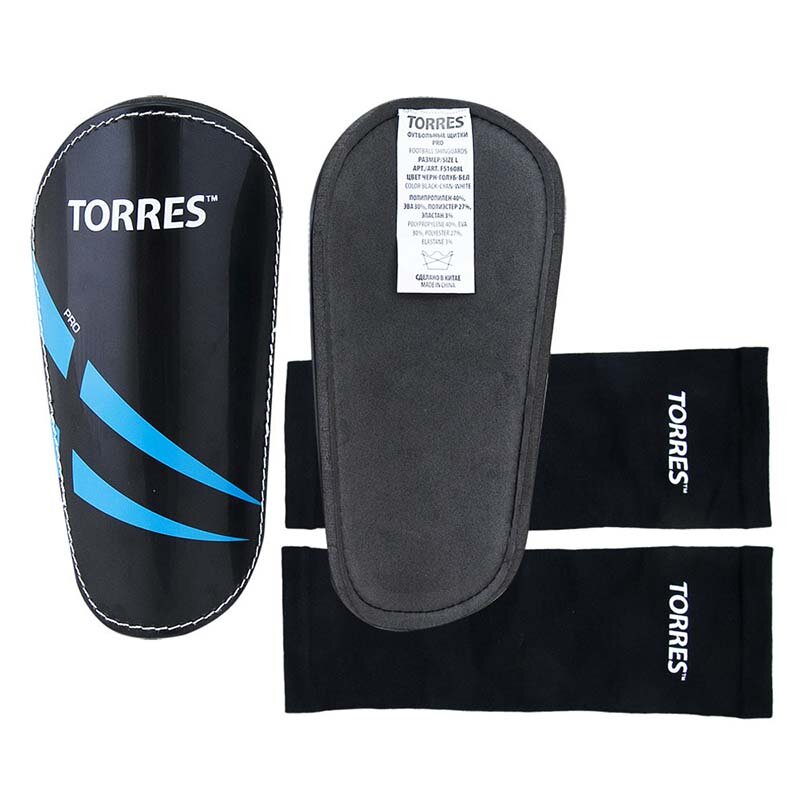 TORRES Щитки футбольные TORRES Pro (размер L)