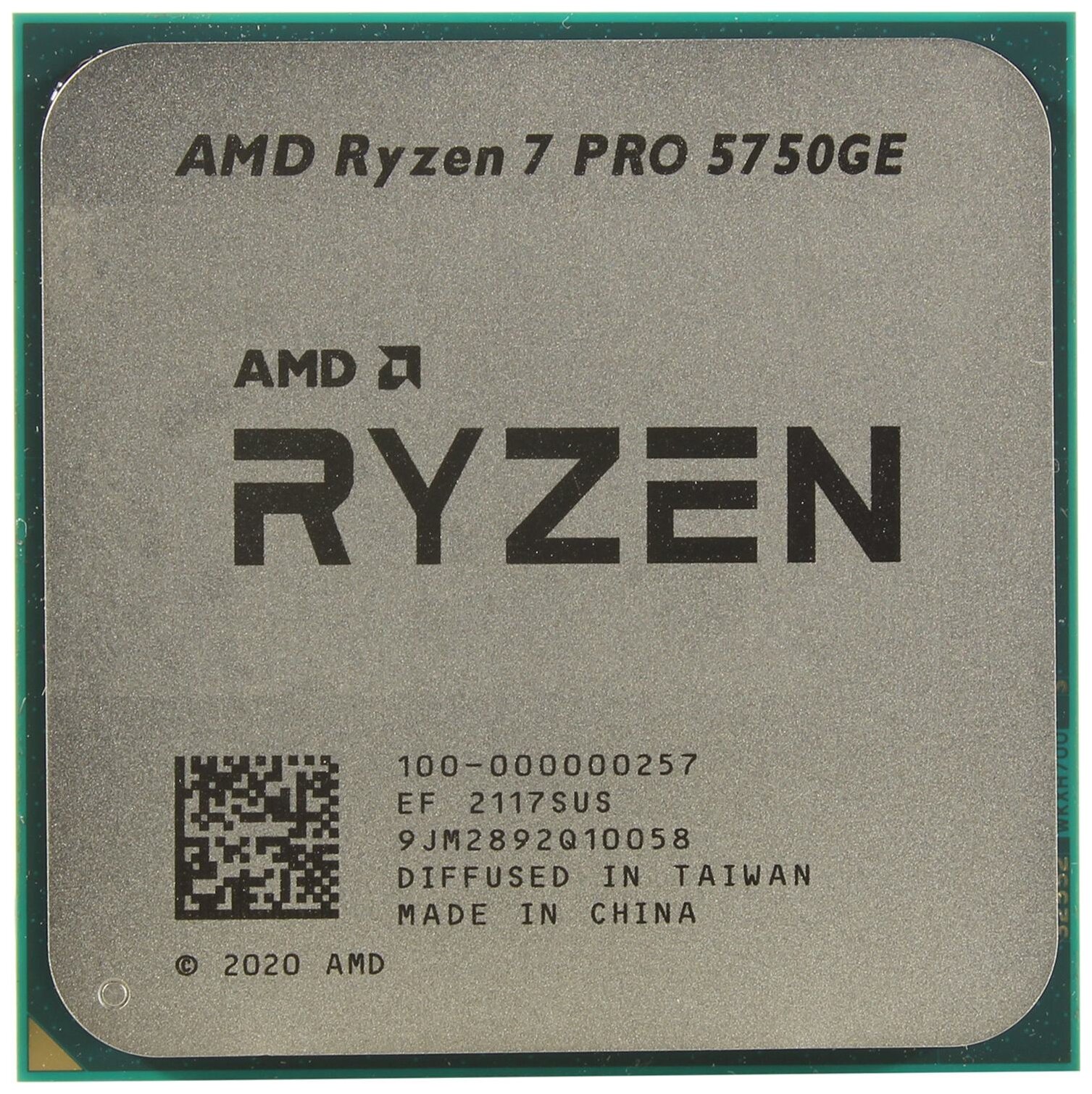 Процессор AMD Ryzen 7 PRO 5750GE 100-000000257/(3.2GHz) сокет AM4 L3 кэш 16MB/OEM