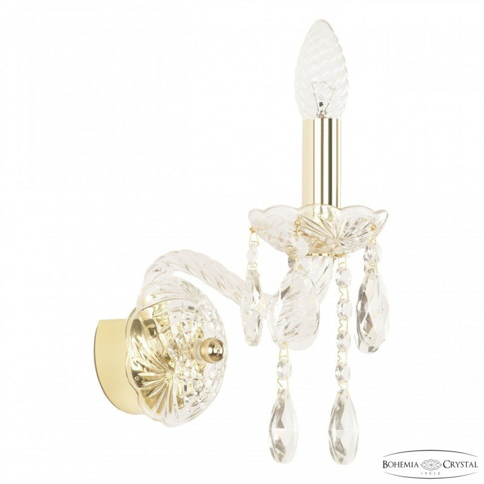 Бра Bohemia Ivele Crystal 107 107B/1/141 G - фото №1