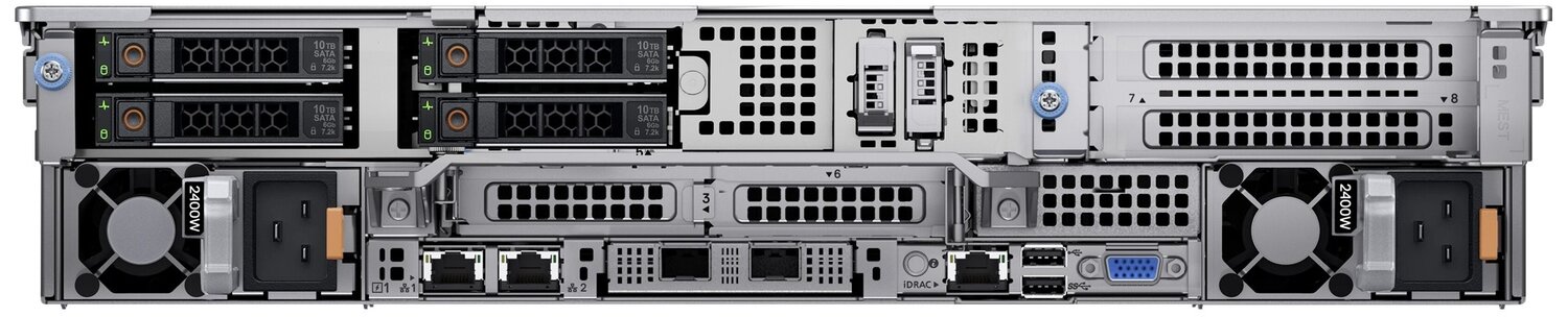 Серверная платформа DELL PowerEdge R750 R750-16SFF-01T/2U/2x4189/ 32xDDR4-3200 RDIMM/LRDIMM/ 16x25"
