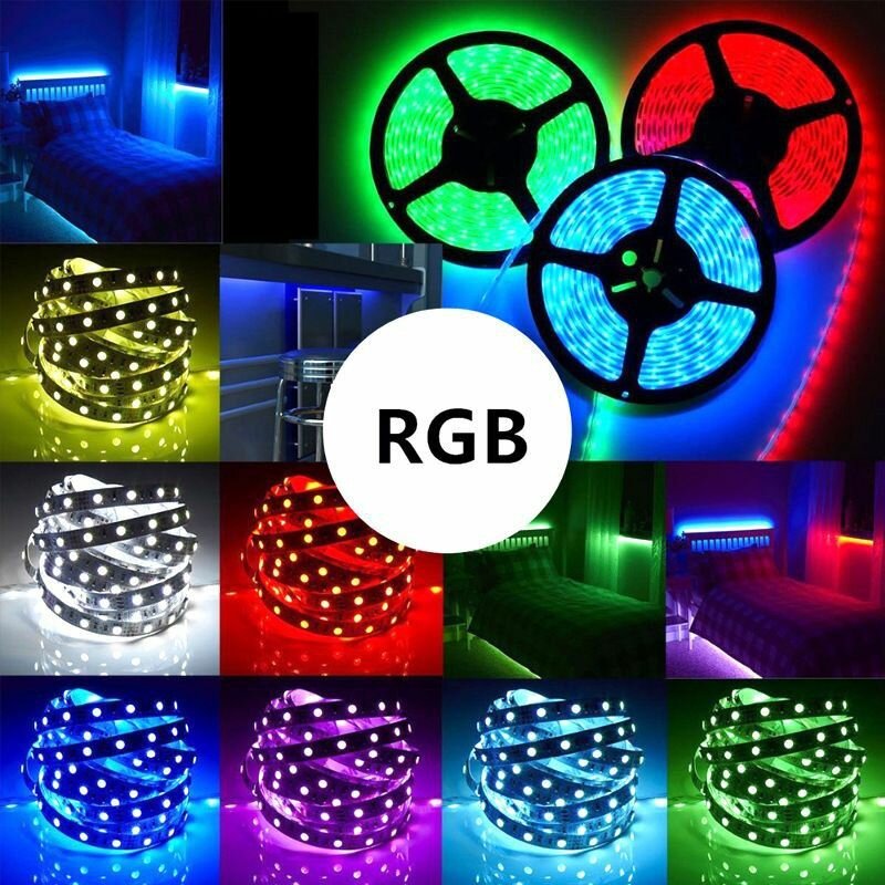 Светодиодная лента RGB, в катушке 5 метра - фотография № 4