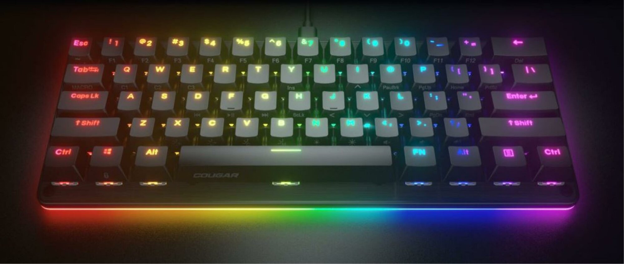 Клавиатура проводная Cougar Puri mini RGB