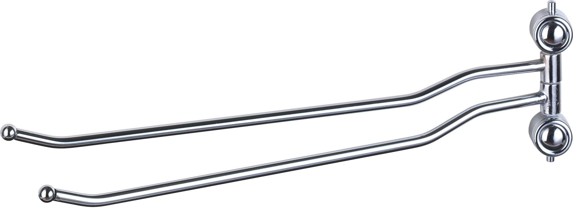 фото Держатель для полотенец AXENTIA Atlantik двойной хром 380х25х150 мм