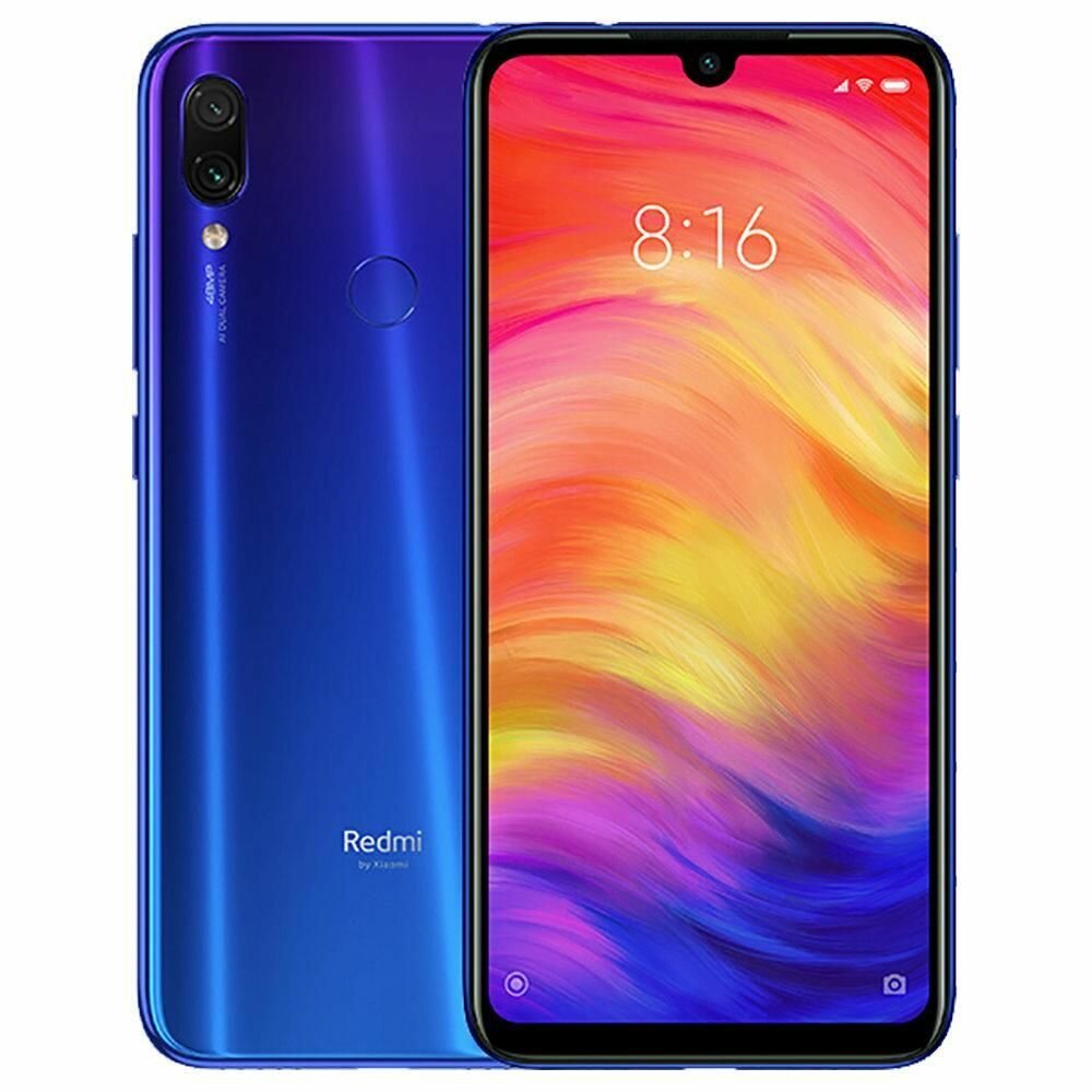 Смартфон Xiaomi Redmi Note 7 Pro 6/128 ГБ CN, Dual nano SIM, нептуновый синий