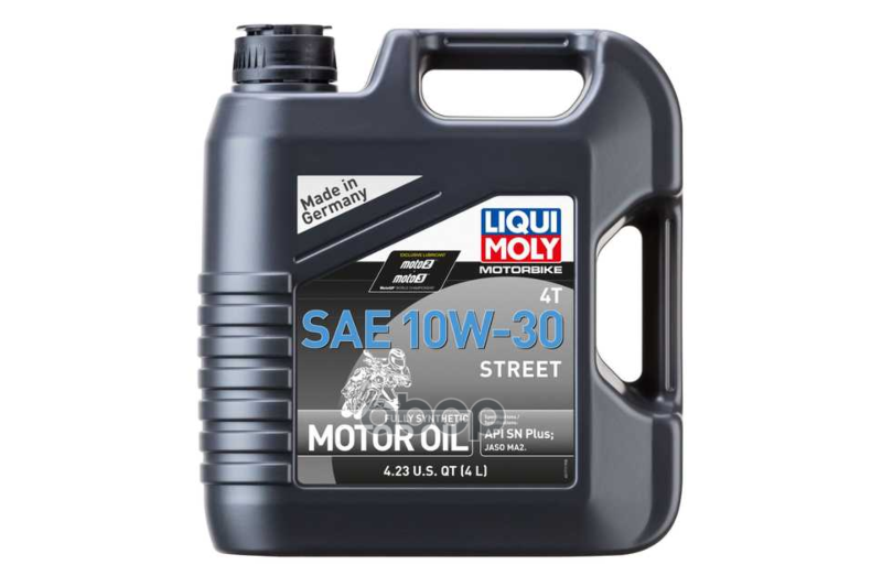 HC-синтетическое моторное масло LIQUI MOLY Motorbike 4T 10W-30 Street