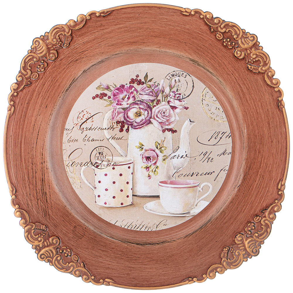 фото Lefard Поднос Старинный прованс (33 см)