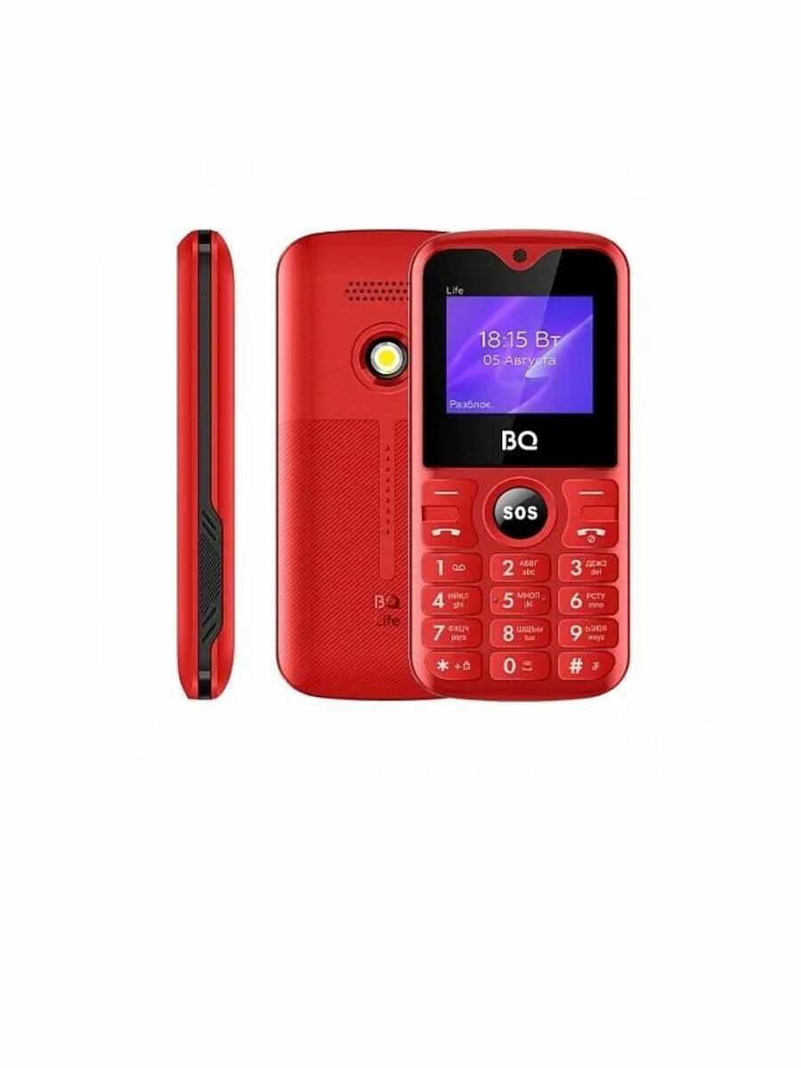 Мобильный телефон 1853 LIFE RED+BLACK