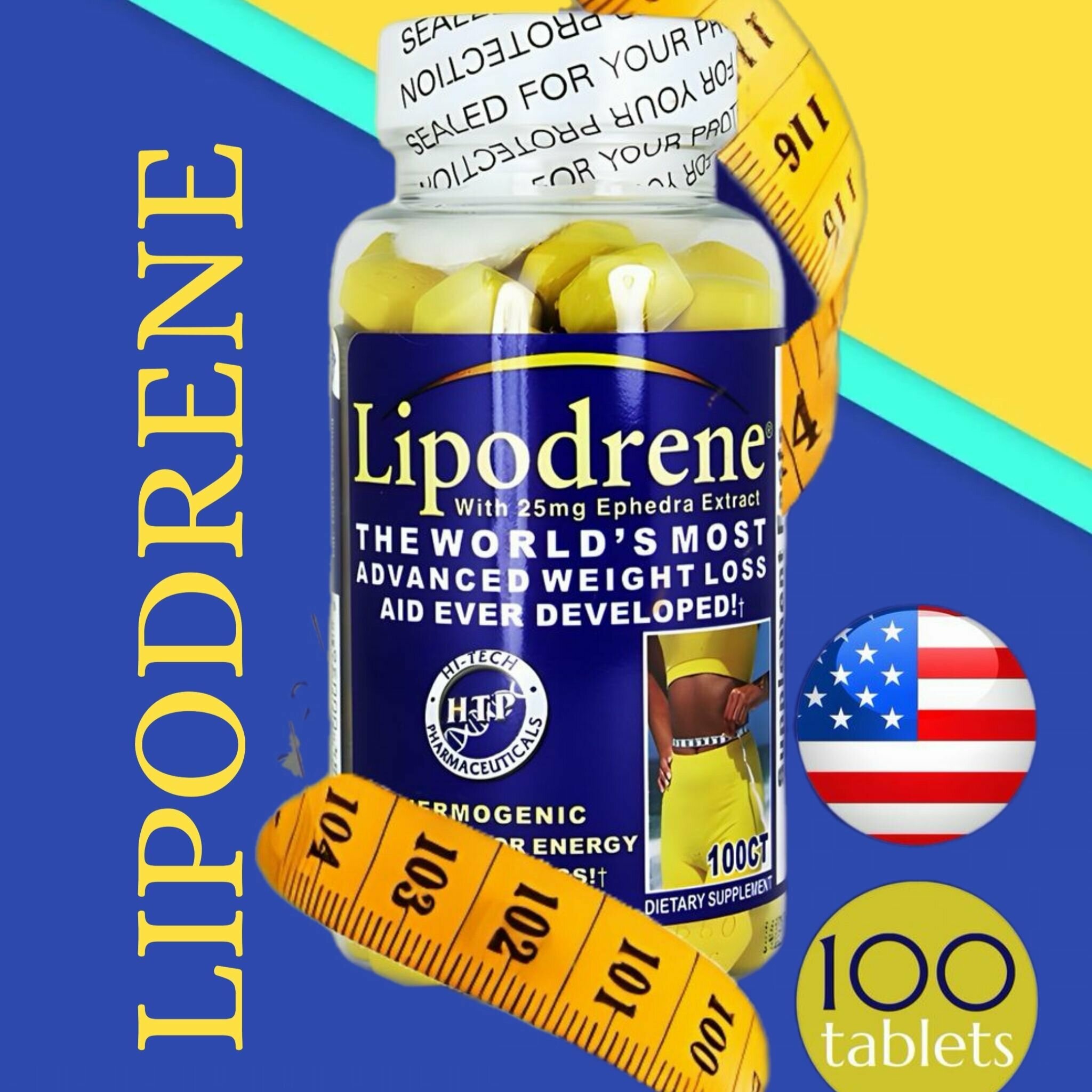 Жиросжигатель Lipodrene Hi-Tech Pharmaceuticals 100 caps