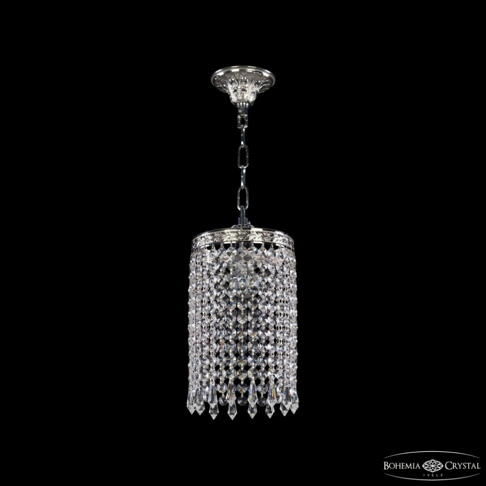 Подвесной светильник Bohemia Ivele Crystal 19201/15IV Ni Drops - фото №1