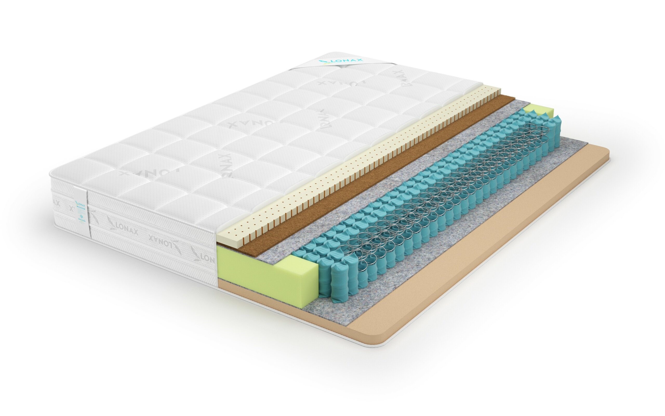 Матрас Lonax Memory Medium Mix TFK 165х195