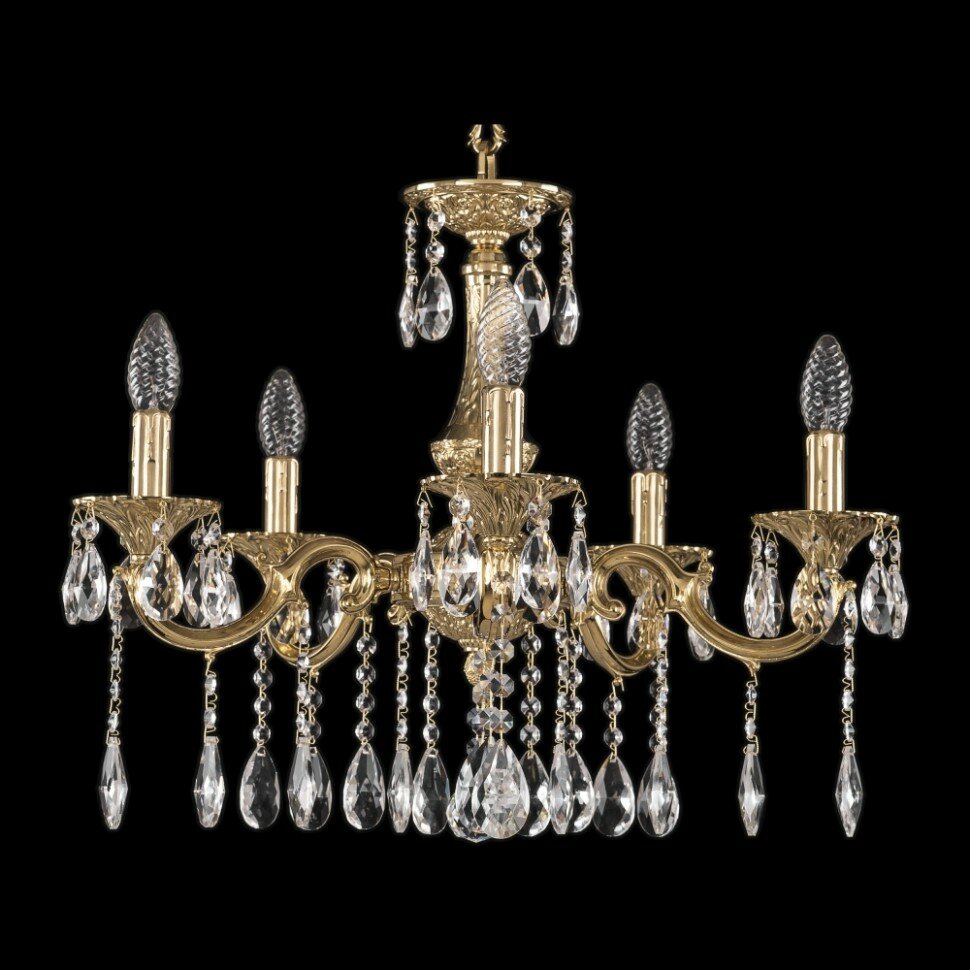 Люстра подвесная Bohemia Ivele Crystal 72101/5/175 A G - фото №1