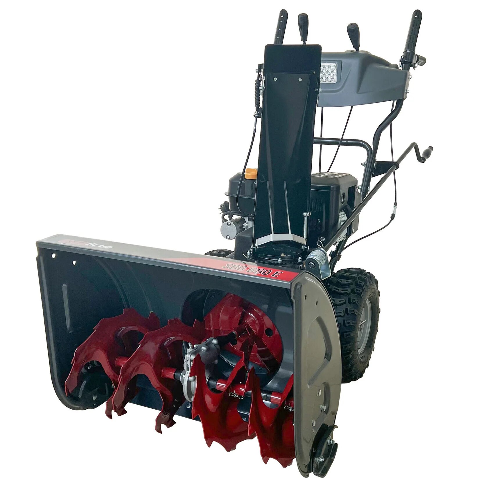 Снегоуборщик (снегоотбрасыватель) бензиновый EVOline SBG 660 TE - фото №3