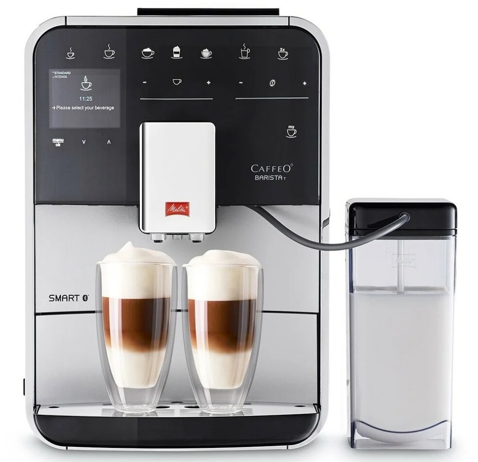 Кофемашина Melitta Caffeo Barista T Smart, серебристый/черный 830-101