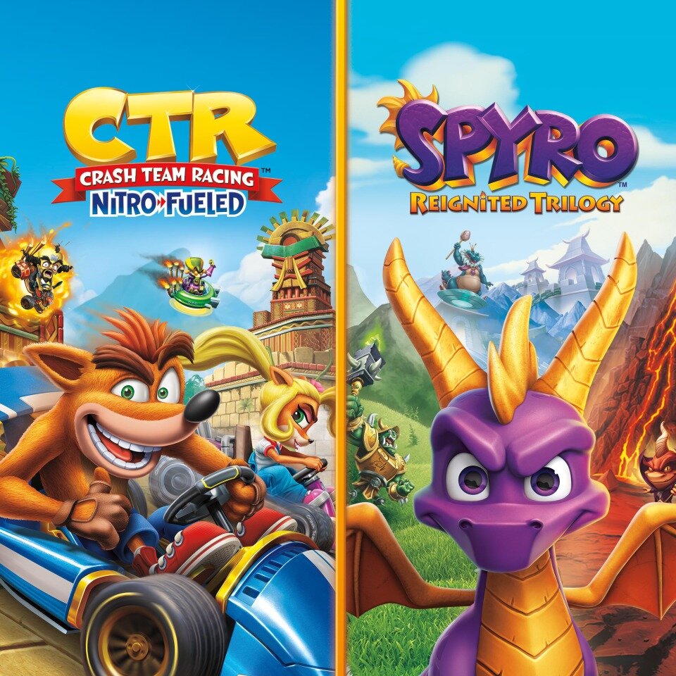Игра Crash Team Racing Nitro-Fueled + Spyro для Xbox One/Series X|S, Английский язык, электронный ключ Аргентина
