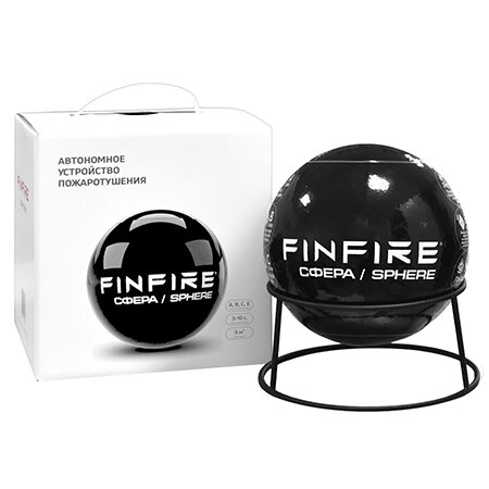 Порошковый огнетушитель FINFIRE Сфера черный автономный 1 шт.