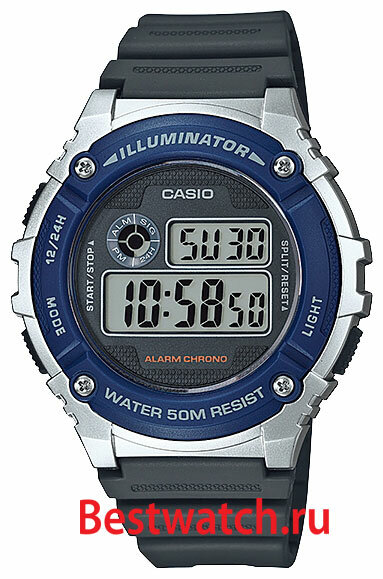 Casio Digital W-216H-2A