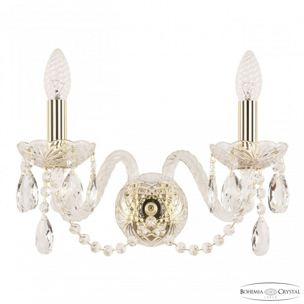 Бра Bohemia Ivele Crystal 101 101B/2/165 G - фото №1