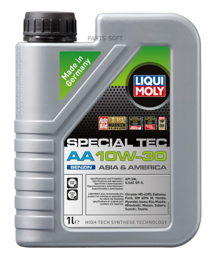 Масло моторное Special Tec AA 10W-30 Benzin (1L) LIQUI MOLY / арт. 21336 - (1 шт)