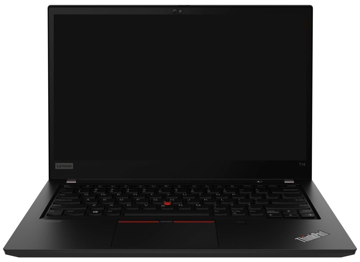 Ноутбук Lenovo ThinkPad T14 Gen 2 Core i5 1135G7 8Gb SSD256Gb Intel Iris Xe graphics 14" IPS FHD (1920x1080) noOS black WiFi BT