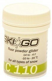 Порошок SkiGo Fluor powder C110 -10/-20, green, 30 г