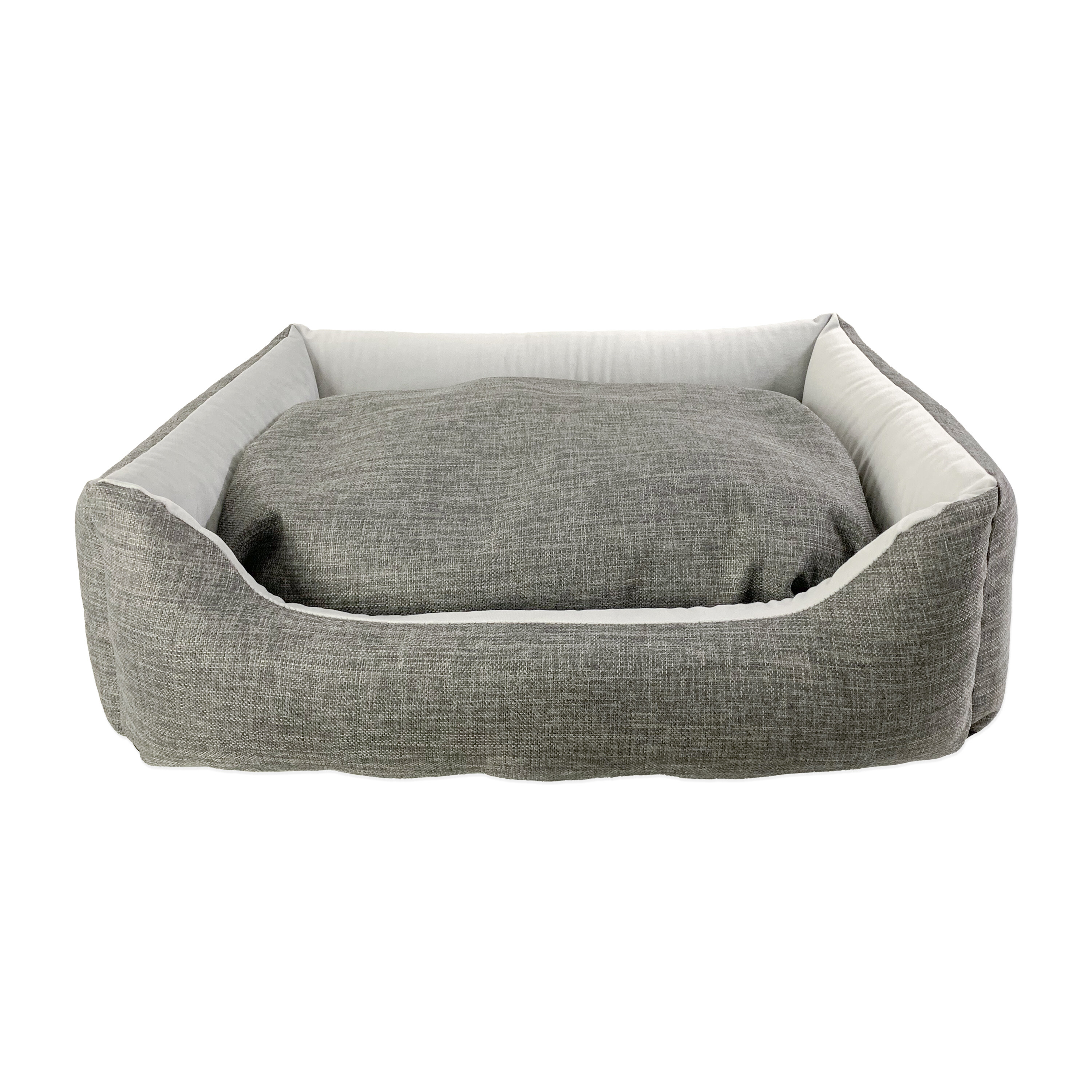 фото Dono Della Лежанка прямоугольная Классика 70 х 55 х 20 см., Серая