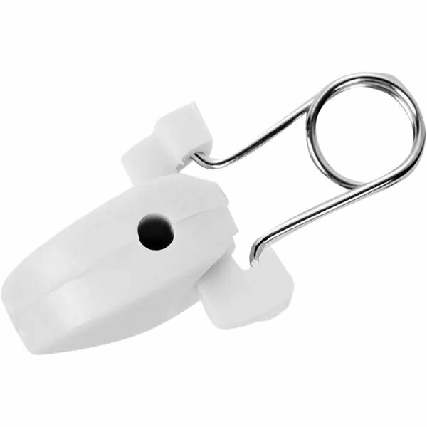 фото Зажим для штор на струнный карниз цвет белый 10 шт.