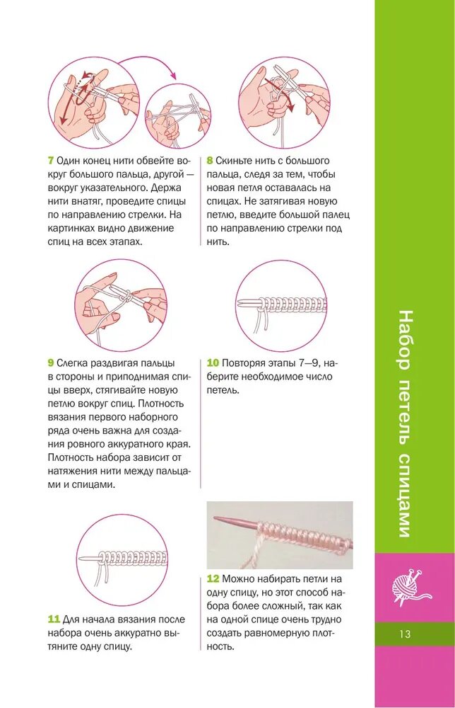Вязание узоров спицами: шаг за шагом. Самый наглядный самоучитель - фото №5