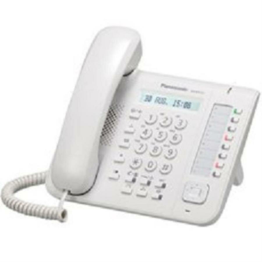 Panasonic KX-NT551RU БУ (белый) IP-телефон, 2 гигабитных порта для АТС KX-TDA, KX-TDE100, 200, 600