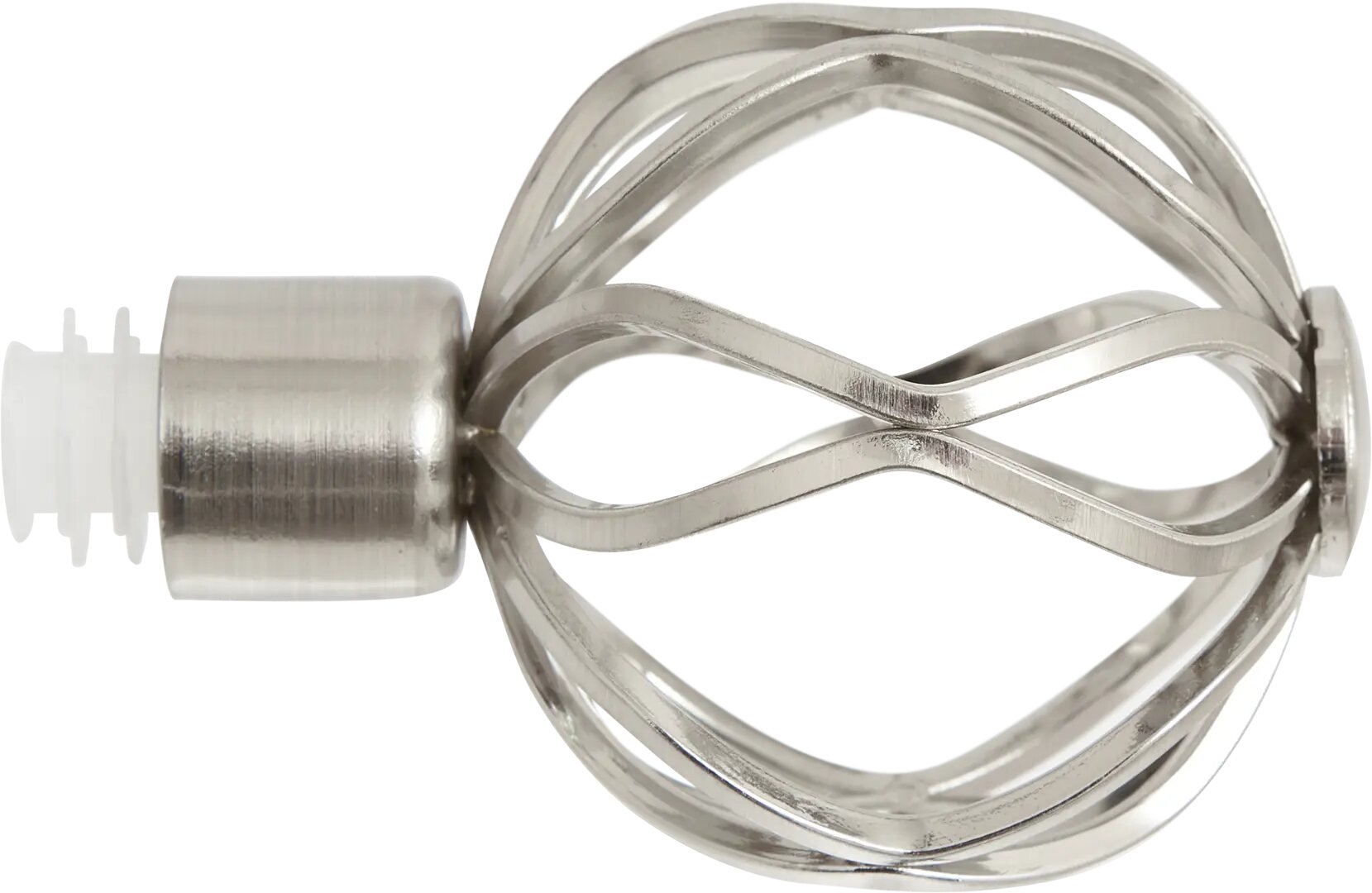 фото Наконечник Фонарик Inspire металл цвет хром 20 см 2 шт.