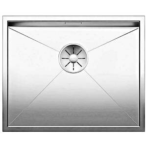Врезная кухонная мойка 44 см, Blanco Zerox 500-U, нержавеющая сталь/полированная