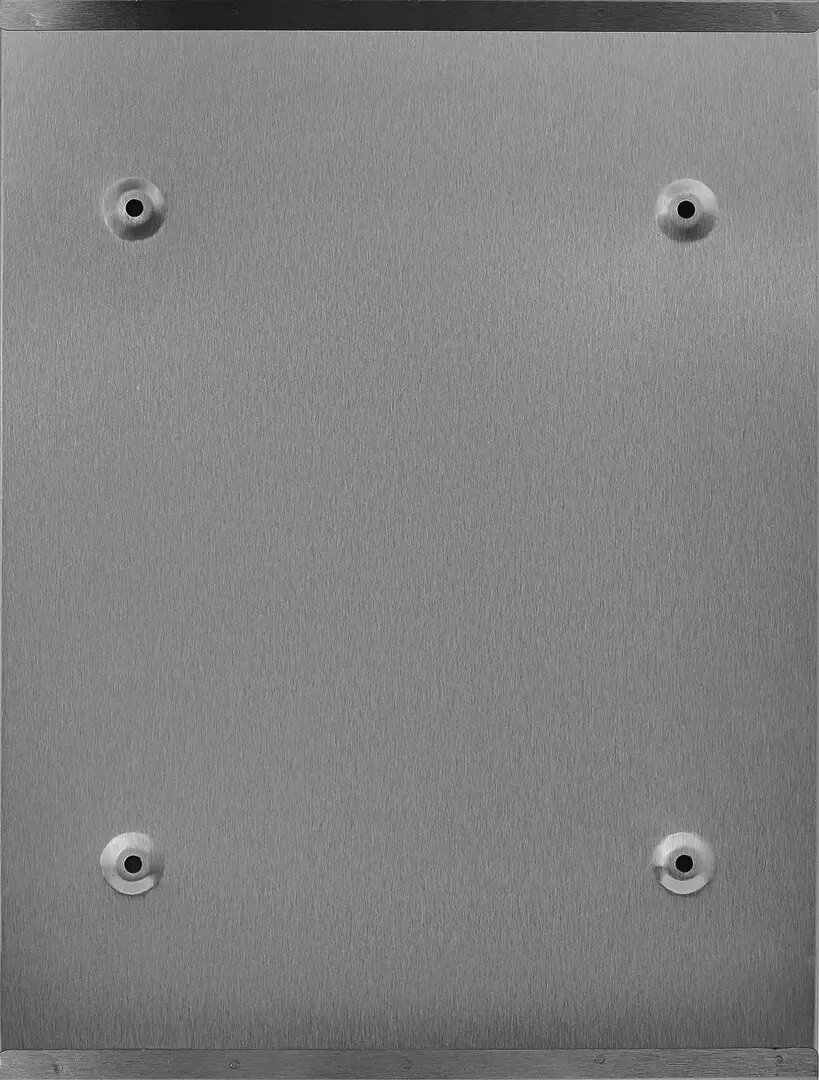 Почтовый ящик Standers 26x35x8.3 см нержавеющая сталь цвет серый - фотография № 4