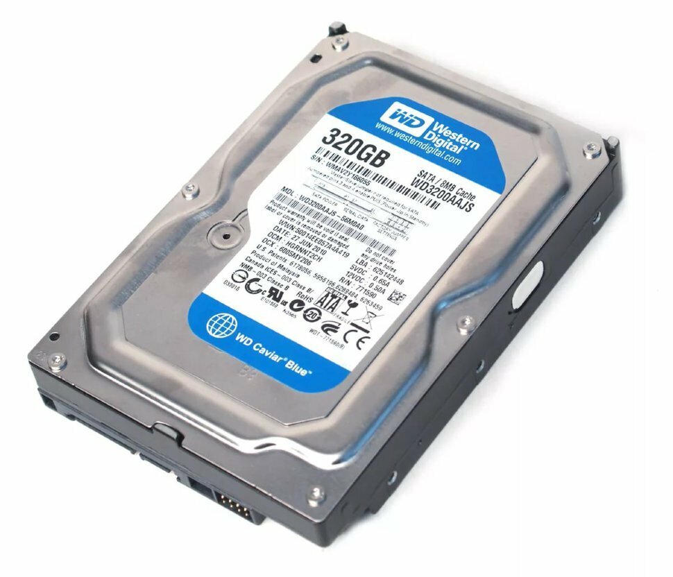 Жесткий диск Western Digital 320GB 7200 SATA WD3200AAJS