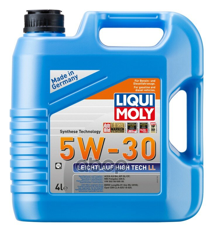 Полусинтетическое моторное масло LIQUI MOLY Leichtlauf High Tech LL 5W-30