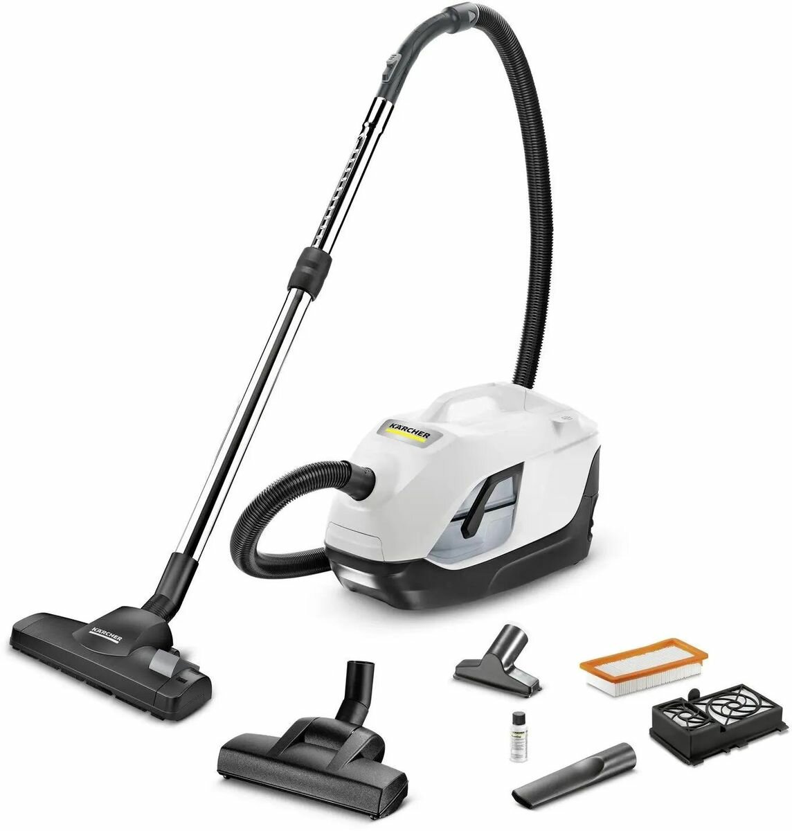 Пылесос Karcher DS 6 Plus 650Вт белый/черный [1.195-252.0]